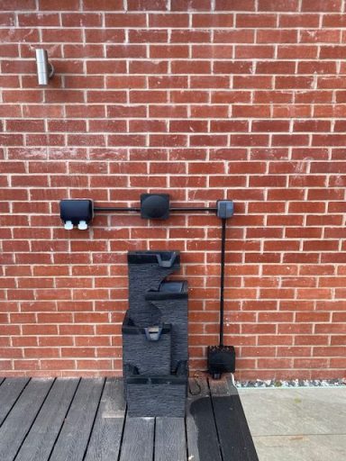 Outside Socket and light/fountain switch